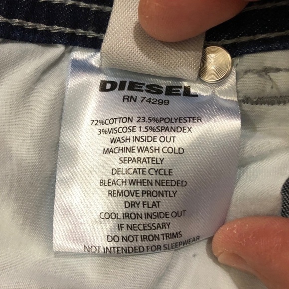 DIESEL KID THANAZ GIRLS SKINNY TRENDY JEANS SIZE 14 - Picture 11 of 13